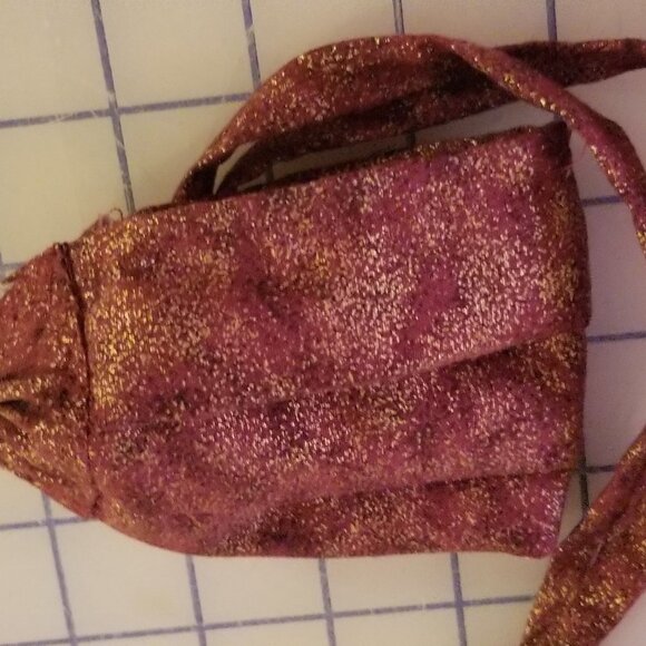 Kid Size Mask w/ Copper/Silver Filters-Burgundy SP - Picture 6 of 6